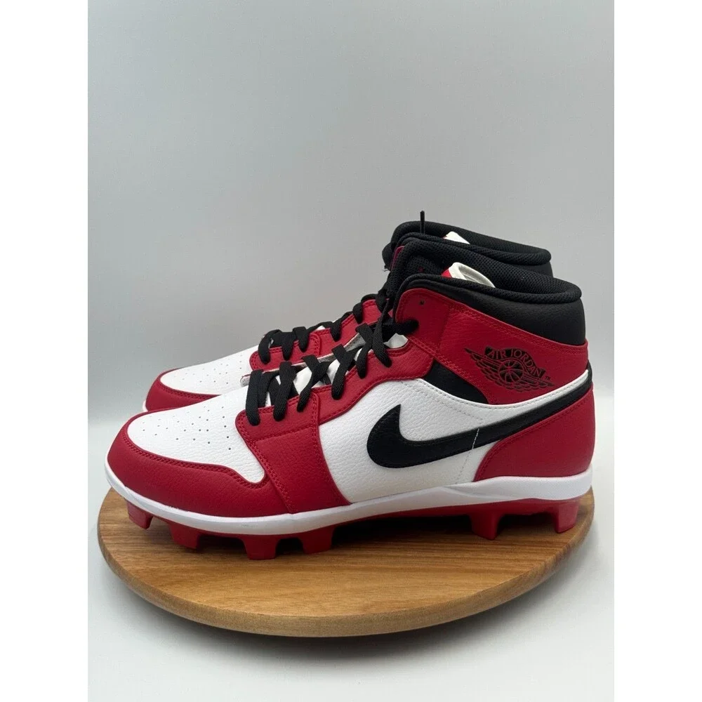 NIKE Air Jordan 1 Retro MCS Chicago Baseball Cleats Men's Size 13 AV5354-611